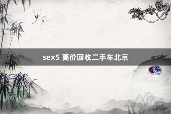 sex5 高价回收二手车北京
