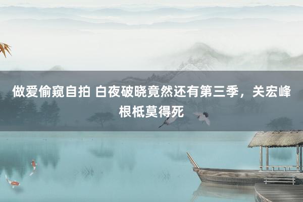 做爱偷窥自拍 白夜破晓竟然还有第三季，关宏峰根柢莫得死