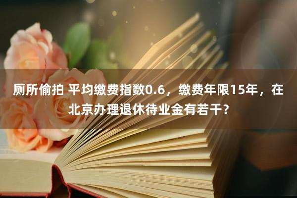 厕所偷拍 平均缴费指数0.6，缴费年限15年，在北京办理退休待业金有若干？