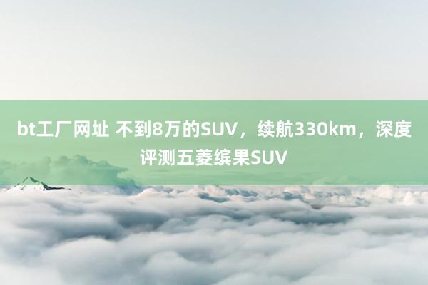 bt工厂网址 不到8万的SUV，续航330km，深度评测五菱缤果SUV