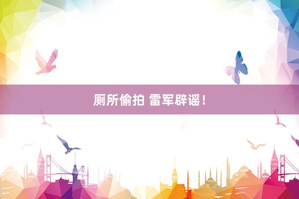 厕所偷拍 雷军辟谣！