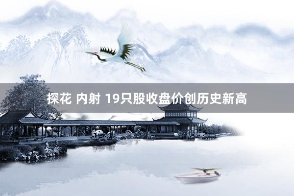 探花 内射 19只股收盘价创历史新高