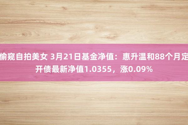 偷窥自拍美女 3月21日基金净值：惠升温和88个月定开债最新净值1.0355，涨0.09%