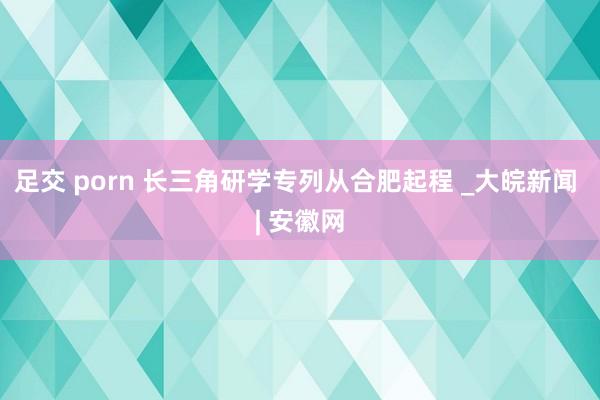 足交 porn 长三角研学专列从合肥起程 _大皖新闻 | 安徽网