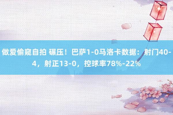 做爱偷窥自拍 碾压！巴萨1-0马洛卡数据：射门40-4，射正13-0，控球率78%-22%